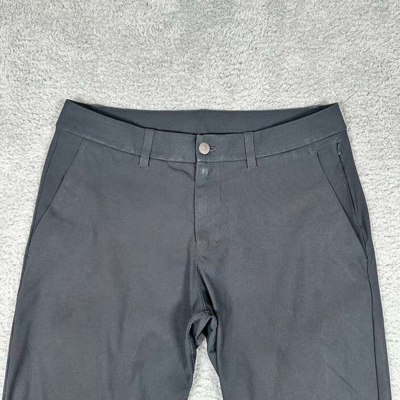 Lululemon Pants Mens 32 Dark Gray ABC Slim Fit Commission Warpstreme Performance - Picture 3 of 13
